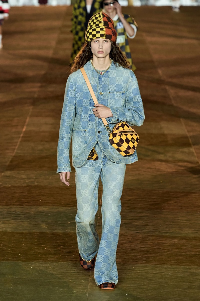 Pharrell's SS24 Louis Vuitton Debut Was Nothing Short of a Spectacle Paris fashion week pont neuf jay z beyonce rihanna asap rocky asap ferg pusha t verdy pharrell williams maluma jbalvin lewis hamilton fenty
