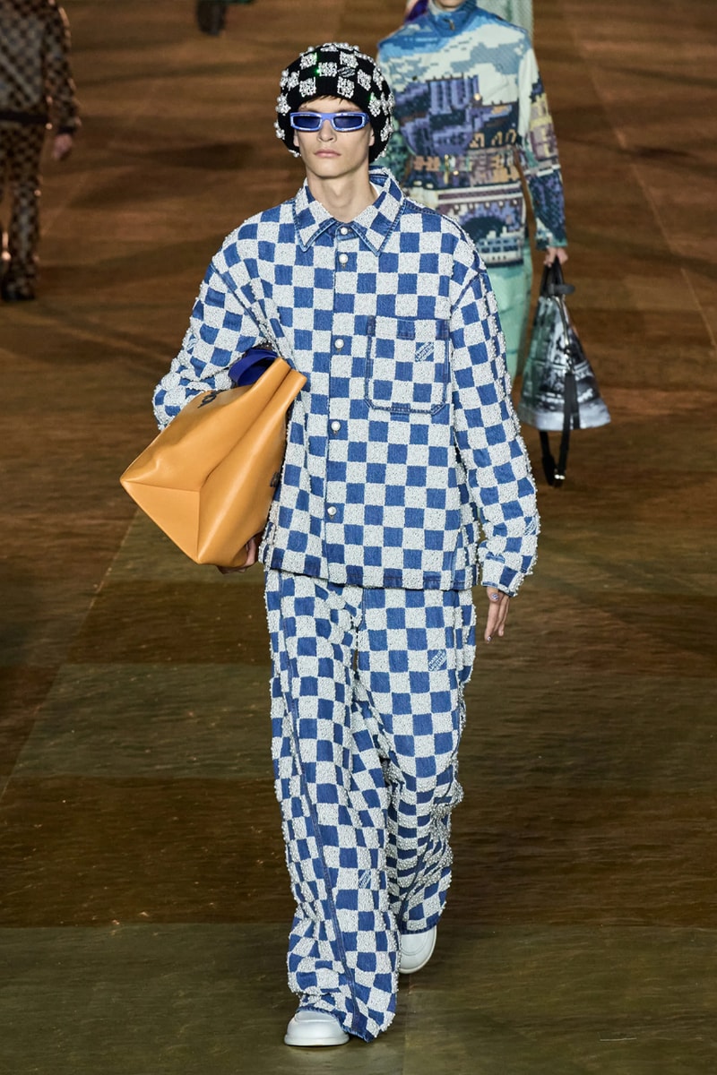 Pharrell's SS24 Louis Vuitton Debut Was Nothing Short of a Spectacle Paris fashion week pont neuf jay z beyonce rihanna asap rocky asap ferg pusha t verdy pharrell williams maluma jbalvin lewis hamilton fenty