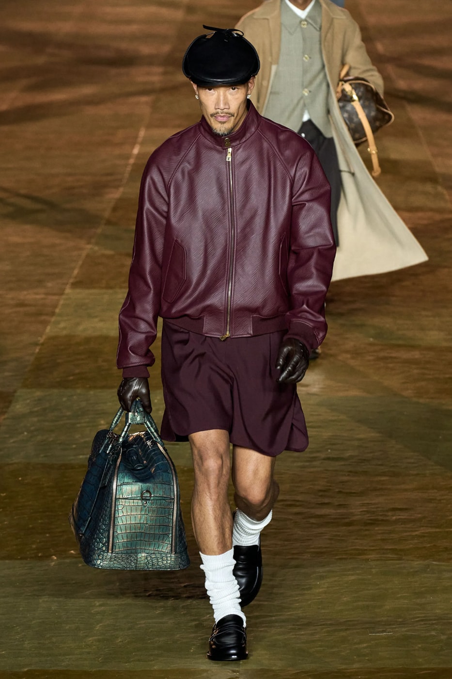 Shop Louis Vuitton 2023 SS Monogram Canvas Street Style Leather