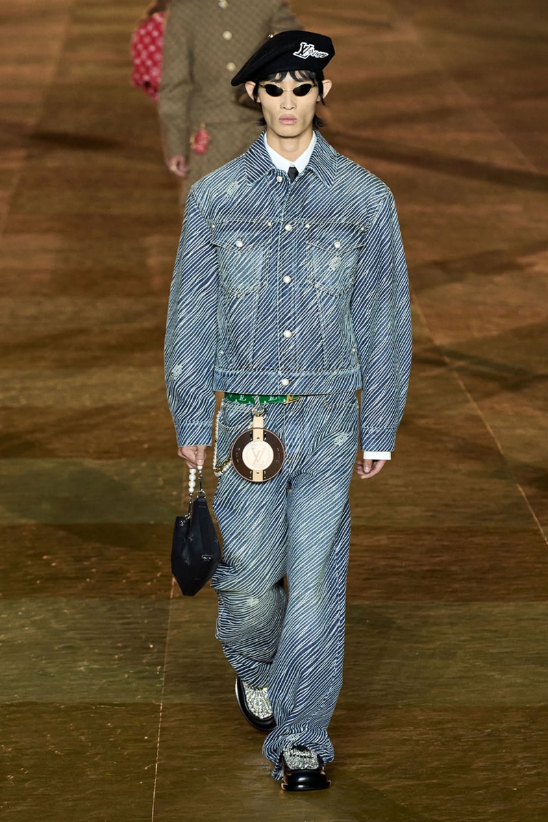 Pharrell's SS24 Louis Vuitton Debut Was Nothing Short of a Spectacle Paris fashion week pont neuf jay z beyonce rihanna asap rocky asap ferg pusha t verdy pharrell williams maluma jbalvin lewis hamilton fenty