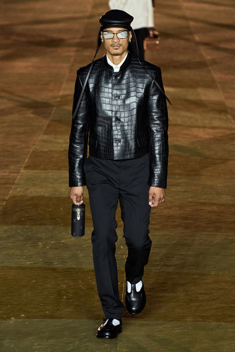 Pharrell's SS24 Louis Vuitton Debut Was Nothing Short of a Spectacle Paris fashion week pont neuf jay z beyonce rihanna asap rocky asap ferg pusha t verdy pharrell williams maluma jbalvin lewis hamilton fenty