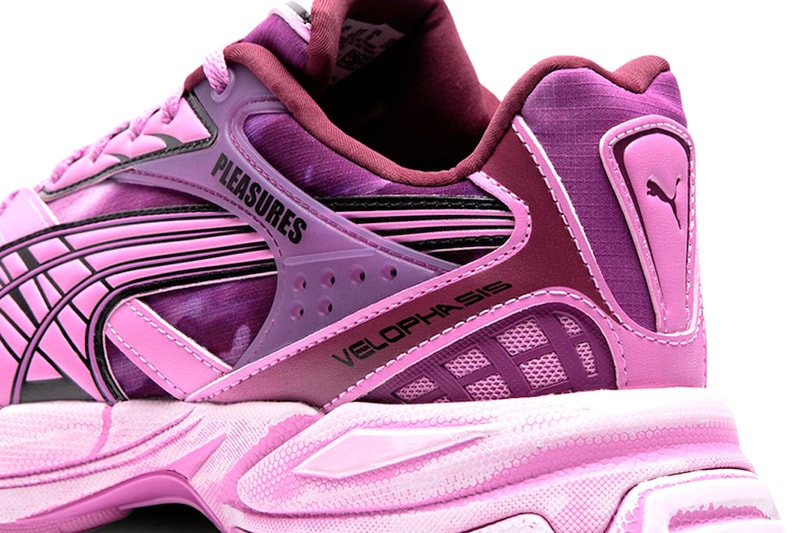 PLEASURES x PUMA Velophasis Has an Official Release Date Grape Wine/Mauve Pop 391696-01 Release Info june summer release date