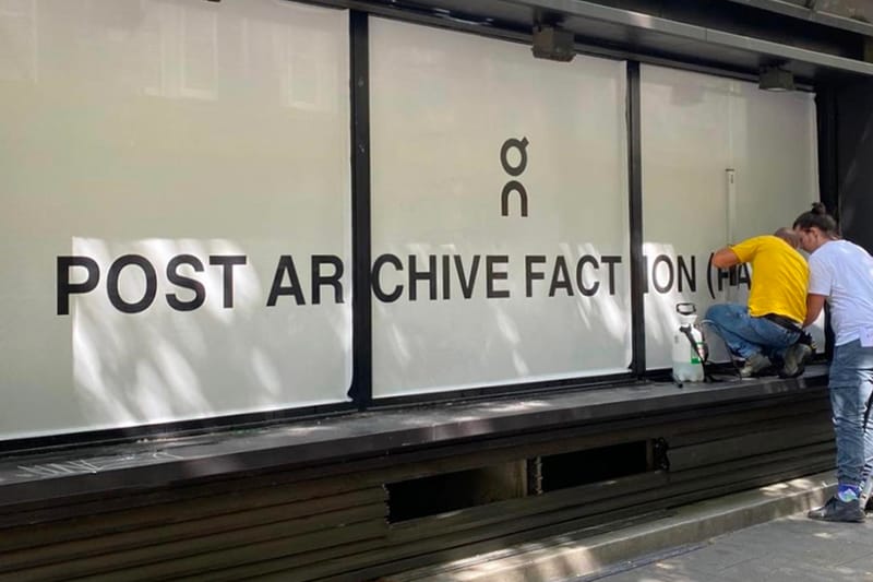 First Look at the POST ARCHIVE FACTION (PAF) x On Collaboration