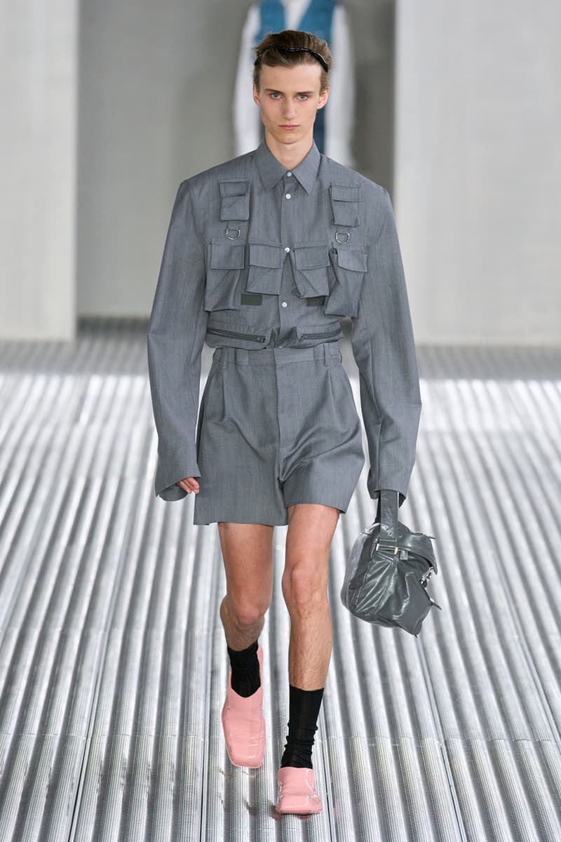 Prada Spring/Summer 2024 Men's Fluid Form Collection Runway Show Miuccia Prada Raf Simons Milan Fashion Week SS24