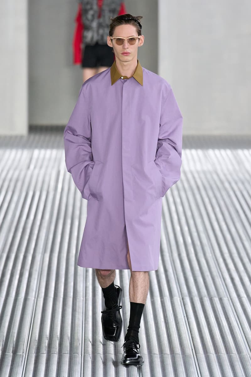 Prada Spring/Summer 2024 Men's Fluid Form Collection Runway Show Miuccia Prada Raf Simons Milan Fashion Week SS24