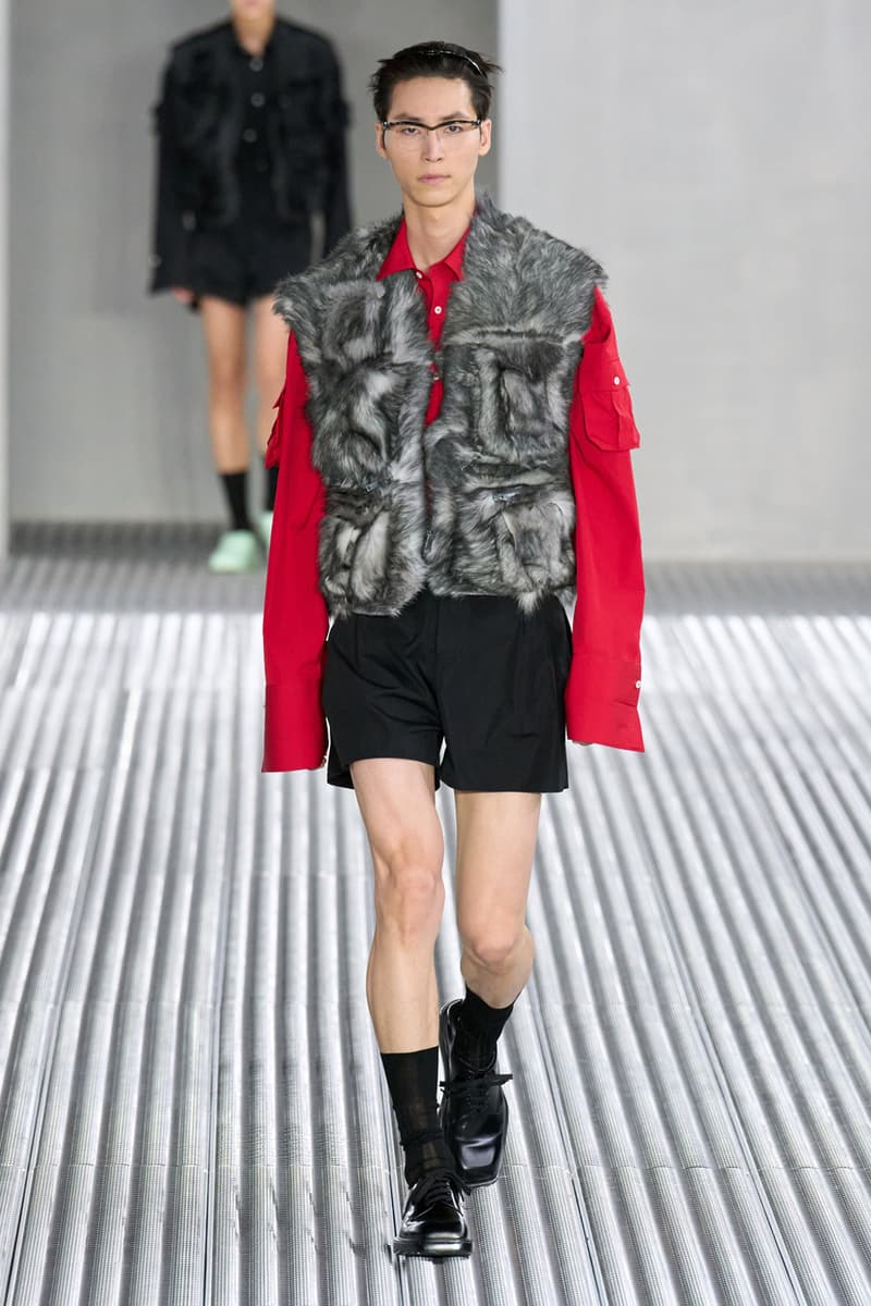 Prada Spring/Summer 2024 Men's Fluid Form Collection Runway Show Miuccia Prada Raf Simons Milan Fashion Week SS24