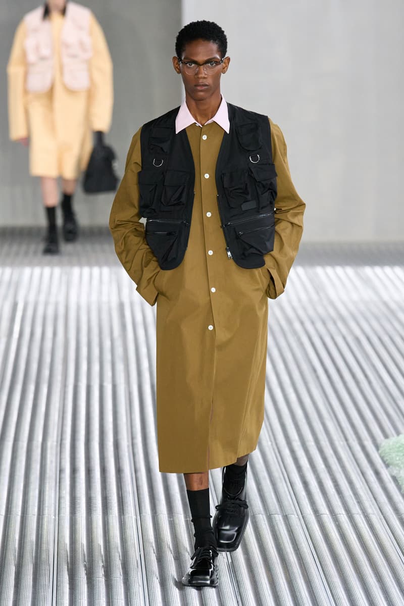 Prada Spring/Summer 2024 Men's Fluid Form Collection Runway Show Miuccia Prada Raf Simons Milan Fashion Week SS24