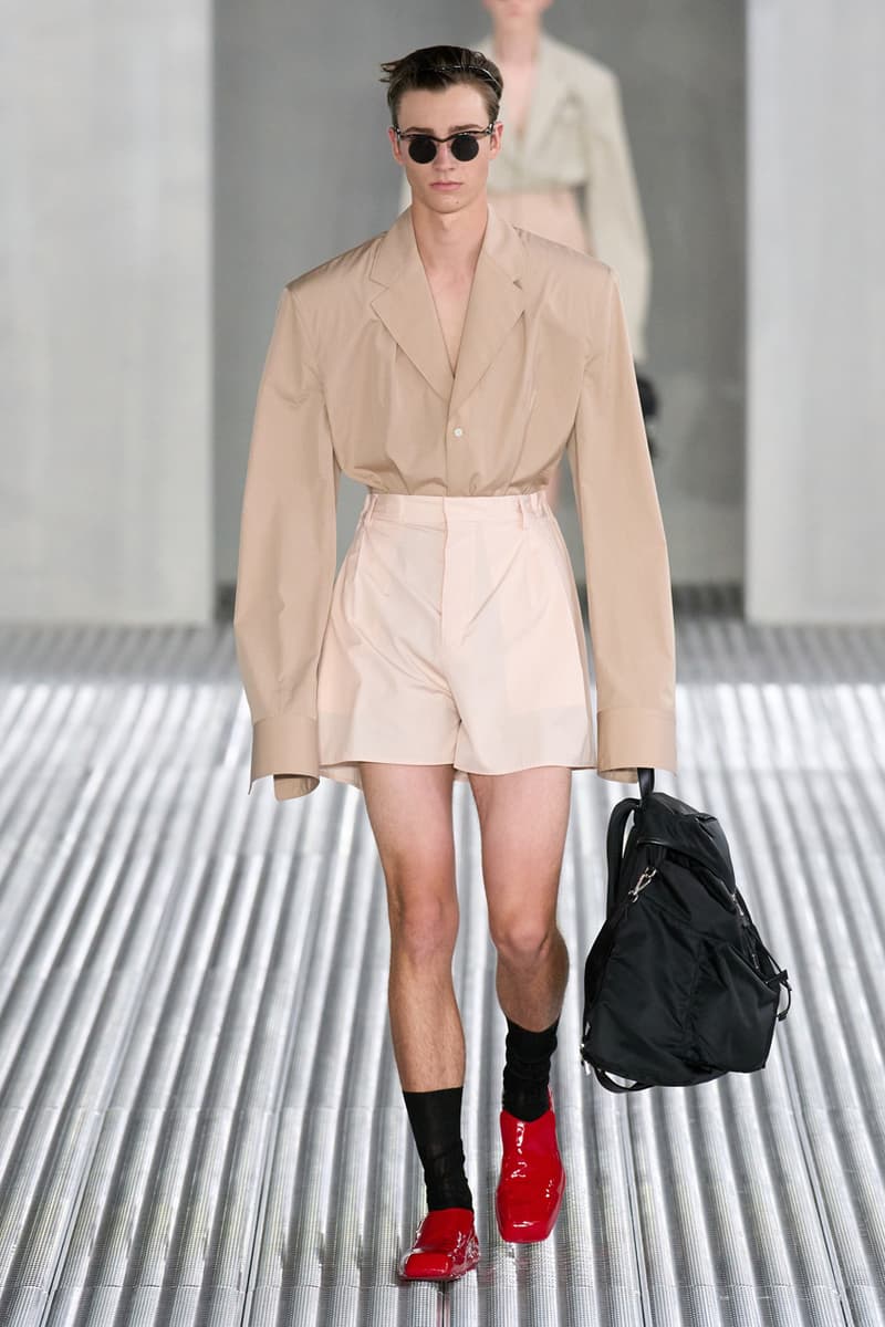 Prada Spring/Summer 2024 Men's Fluid Form Collection Runway Show Miuccia Prada Raf Simons Milan Fashion Week SS24