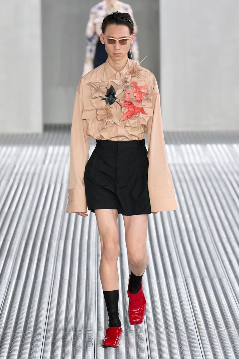 Prada Spring/Summer 2024 Men's Fluid Form Collection Runway Show Miuccia Prada Raf Simons Milan Fashion Week SS24