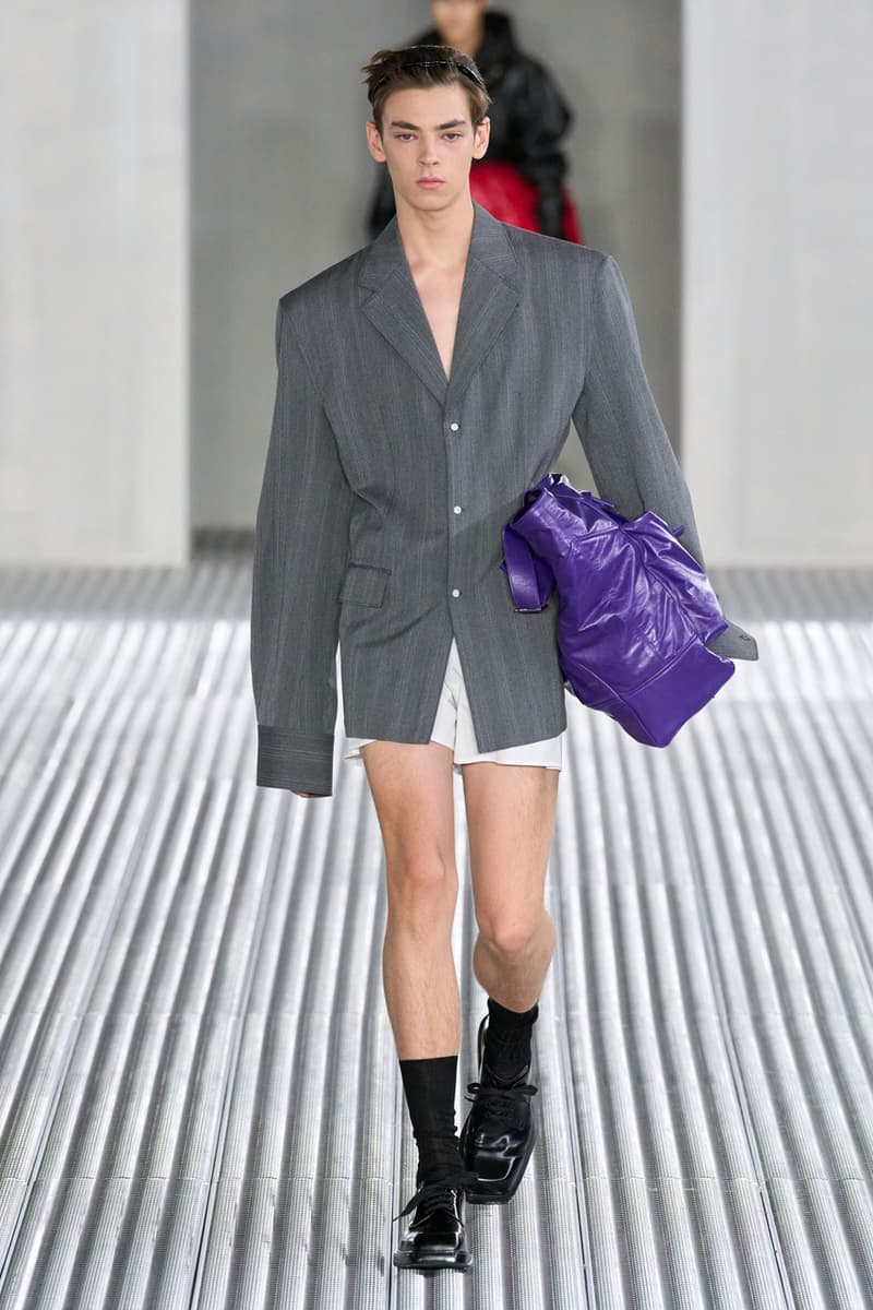 Prada Spring/Summer 2024 Men's Fluid Form Collection Runway Show Miuccia Prada Raf Simons Milan Fashion Week SS24