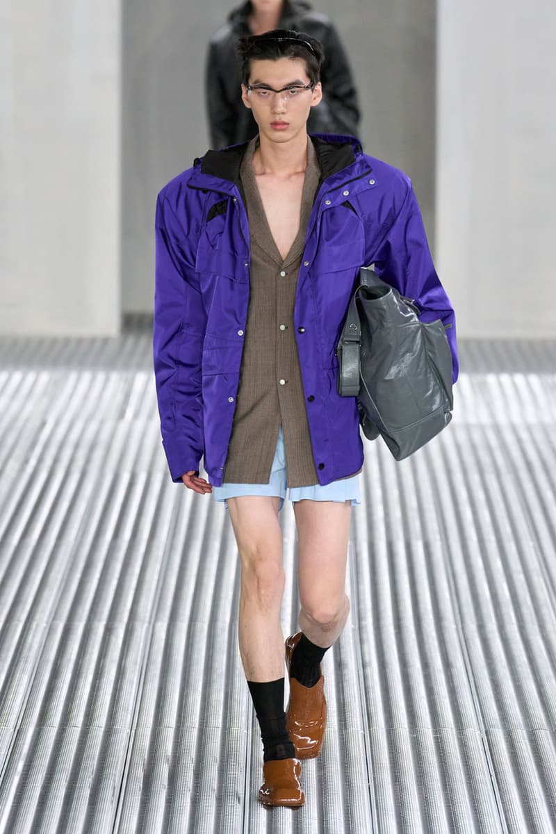 Prada Spring/Summer 2024 Men's Fluid Form Collection Runway Show Miuccia Prada Raf Simons Milan Fashion Week SS24