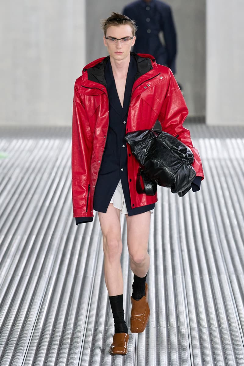 Prada Spring/Summer 2024 Men's Fluid Form Collection Runway Show Miuccia Prada Raf Simons Milan Fashion Week SS24