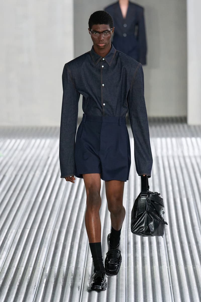 Prada Spring/Summer 2024 Men's Fluid Form Collection Runway Show Miuccia Prada Raf Simons Milan Fashion Week SS24