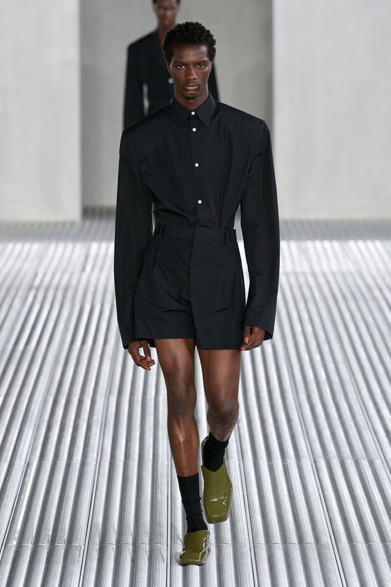 Prada Spring/Summer 2024 Men's Fluid Form Collection Runway Show Miuccia Prada Raf Simons Milan Fashion Week SS24