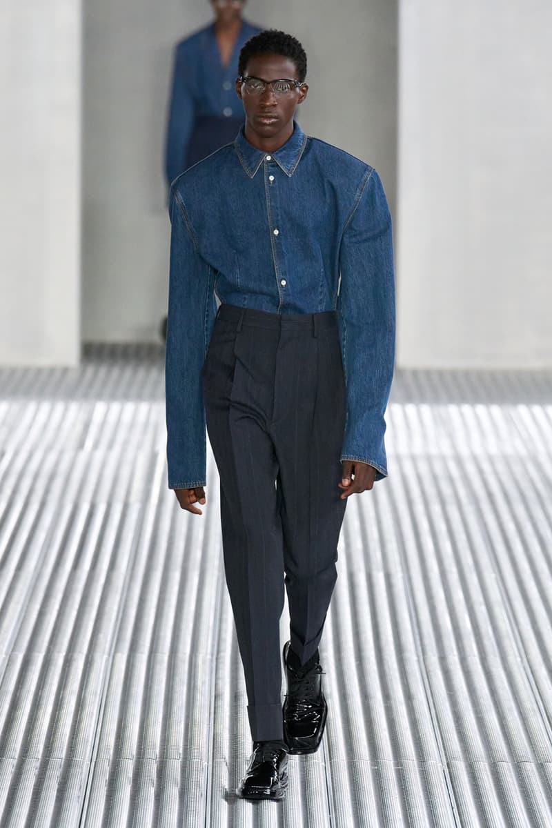 Prada Spring/Summer 2024 Men's Fluid Form Collection Runway Show Miuccia Prada Raf Simons Milan Fashion Week SS24