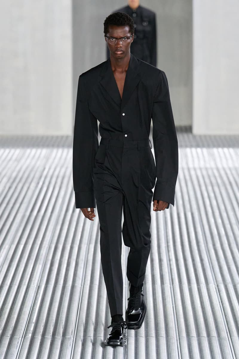 Prada Spring/Summer 2024 Men's Fluid Form Collection Runway Show Miuccia Prada Raf Simons Milan Fashion Week SS24