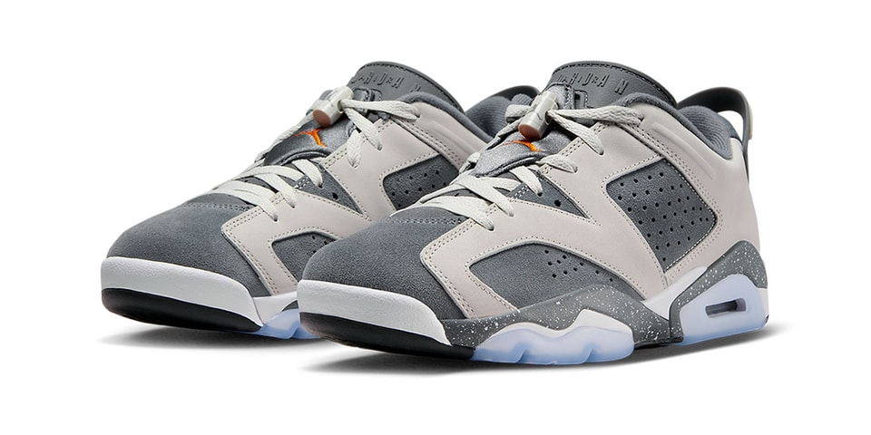 Official Images of the PSG x Air Jordan 6 Low "Cement Grey"