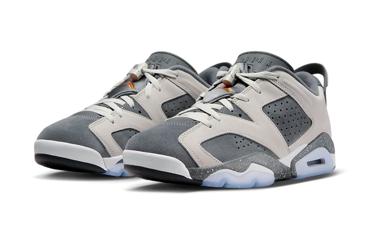 Official Images of the PSG x Air Jordan 6 Low "Cement Grey"