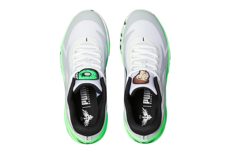 PUMA MB 02 lamelos rookie of the year all star ball brother neon green white grey black hulu cereal release info date price