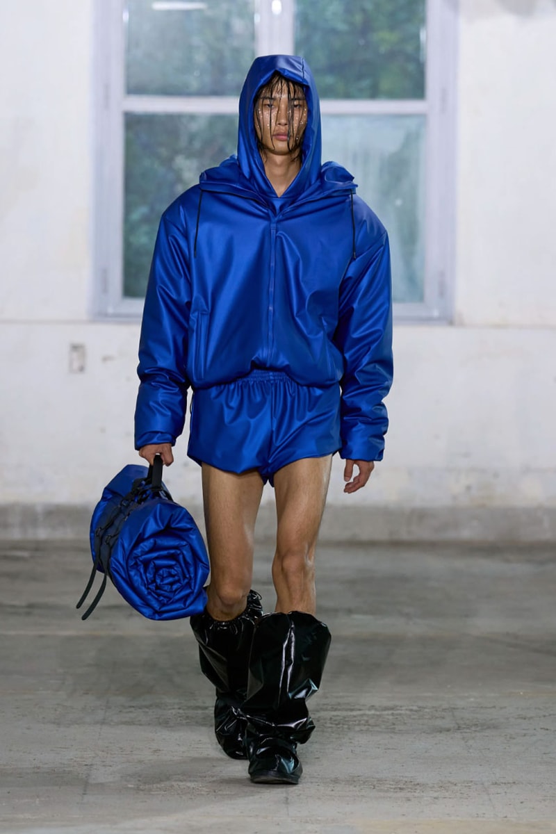 Rains Spring/Summer 2024 Collection Paris Fashion Week Men's Runway Images