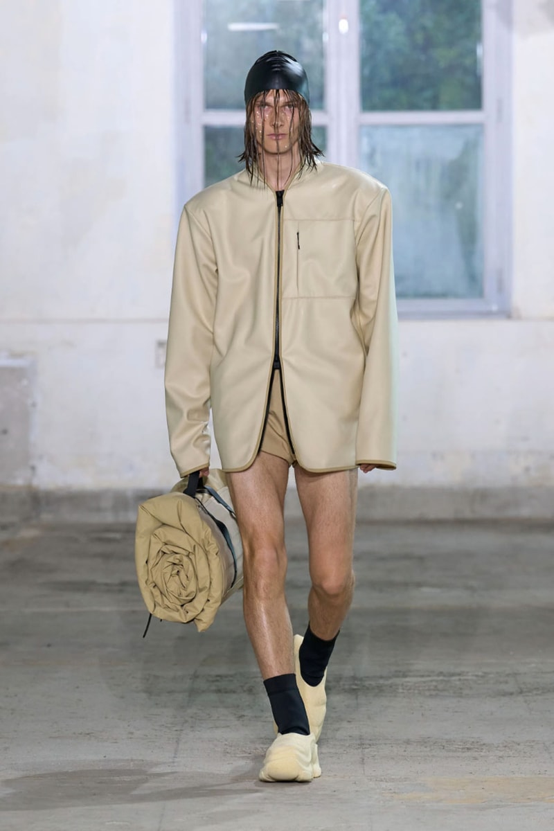 Rains Spring/Summer 2024 Collection Paris Fashion Week Men's Runway Images