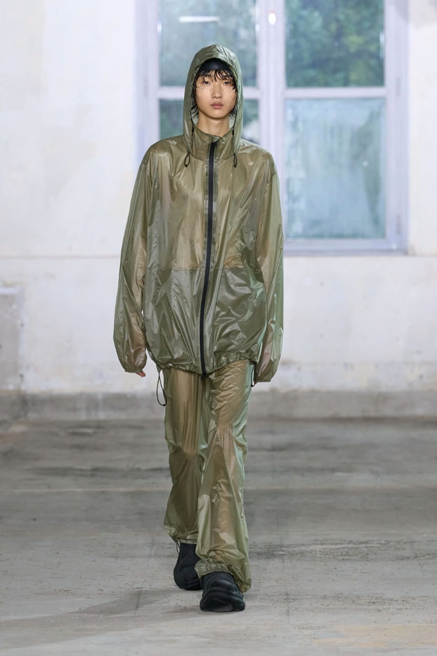 Rains Spring/Summer 2024 Collection Paris Fashion Week Men's Runway Images
