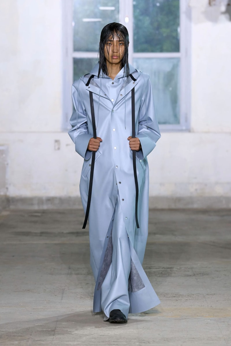 Rains Spring/Summer 2024 Collection Paris Fashion Week Men's Runway Images