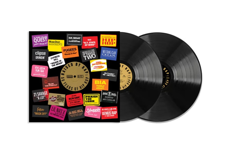 Sony shares Raised By Rap: 50 Years Of Hip Hop vinyl compilation