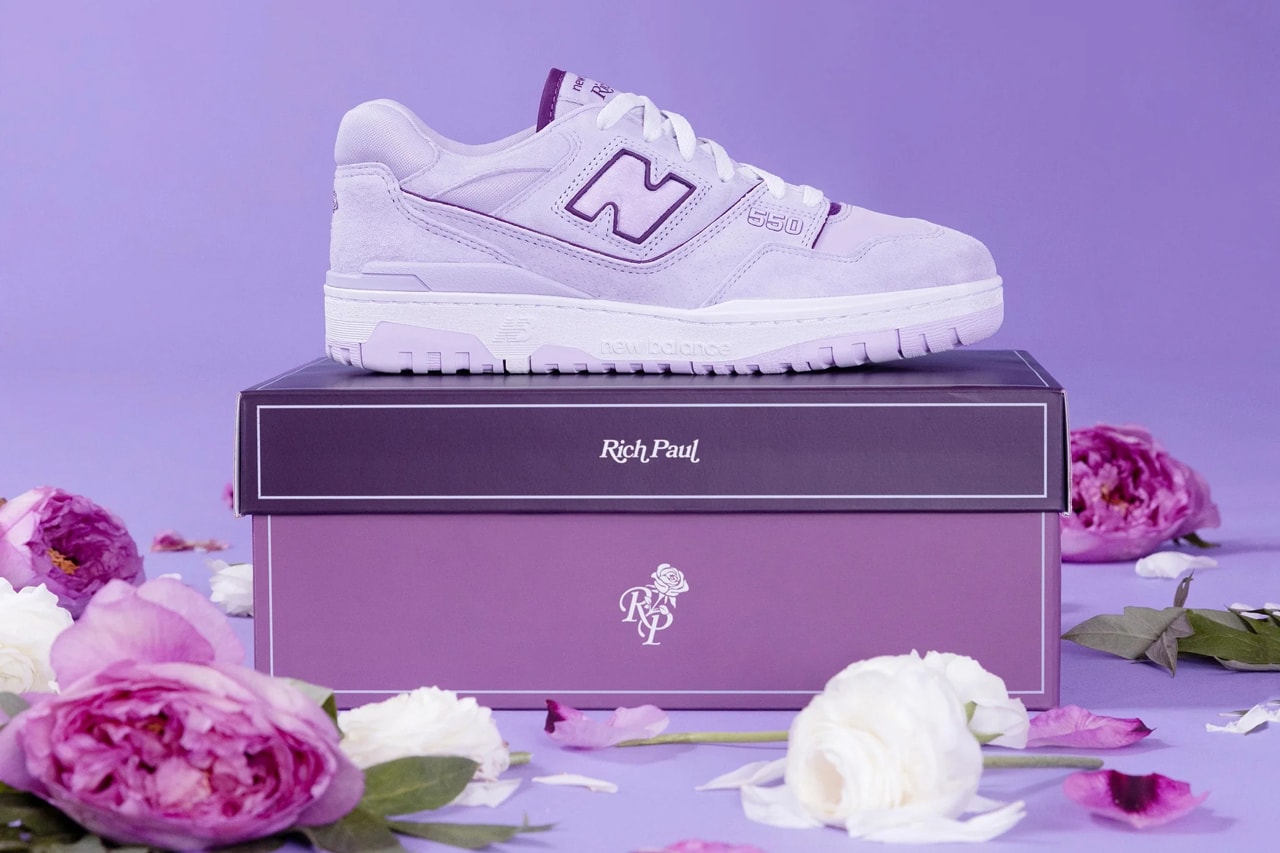 rich paul new balance 550 lavender release date info store list buying guide photos price forever yours lilac