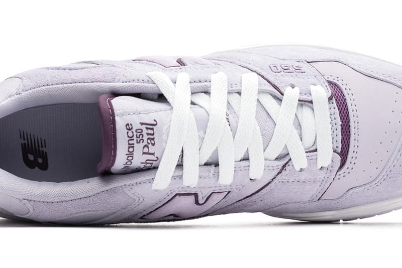 rich paul new balance 550 lavender release date info store list buying guide photos price forever yours lilac