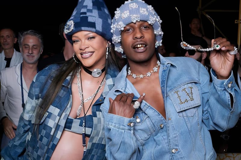 rihanna debuts 700,000 usd dollars jacob and co watch choker timepiece asap rocky singer louis vuitton paris runway show debut first ever diamond encrusted 