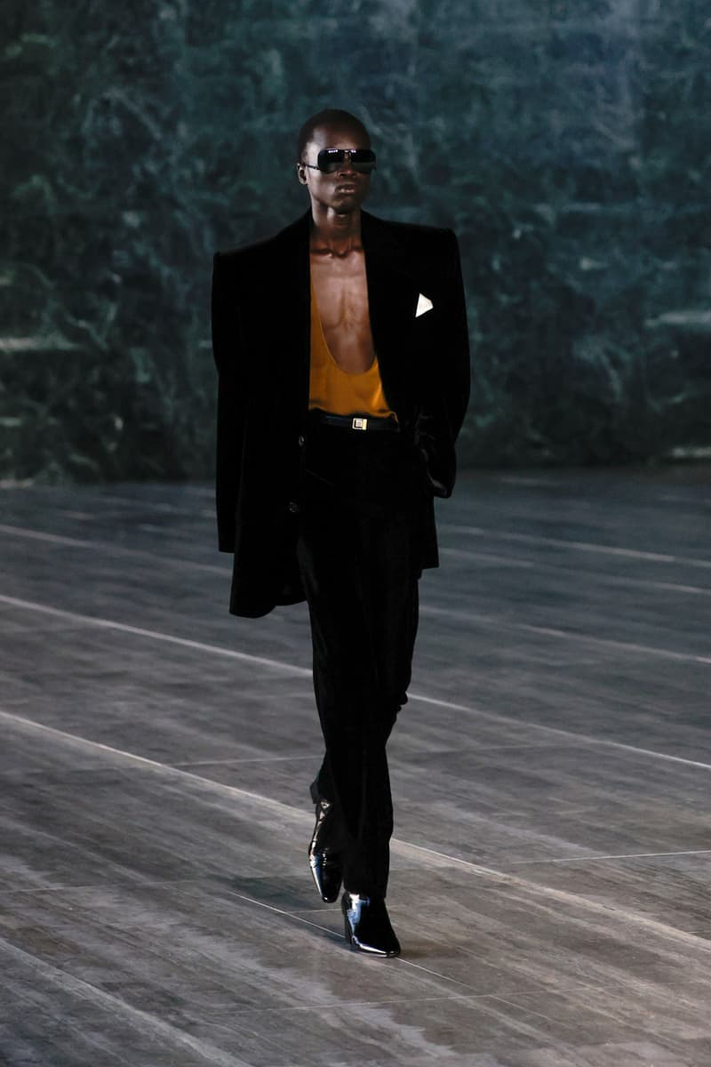 Saint Laurent Spring/Summer 2024 Menswear Runway Show Berlin Neue Nationalgalerie Ludwig Mies van der Rohe Review Looks Report 