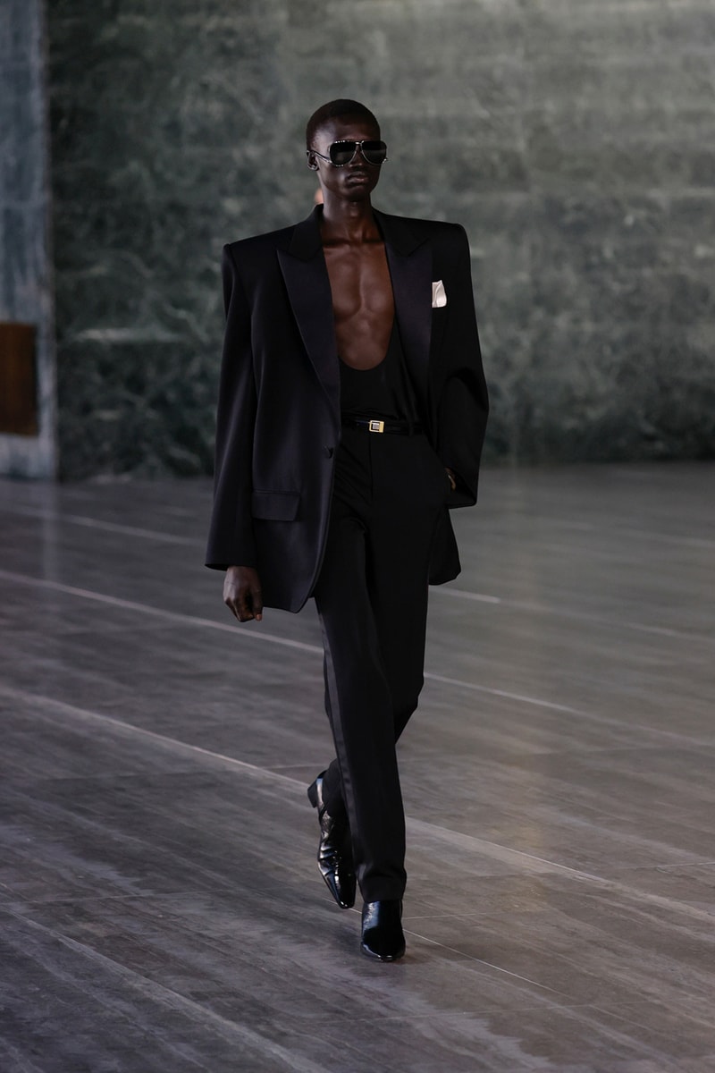 Saint Laurent Spring/Summer 2024 Menswear Runway Show Berlin Neue Nationalgalerie Ludwig Mies van der Rohe Review Looks Report 