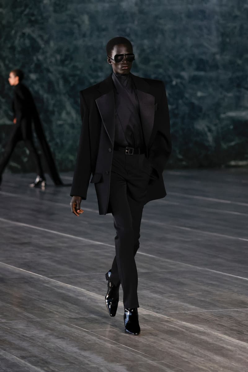 Saint Laurent Spring/Summer 2024 Menswear Runway Show Berlin Neue Nationalgalerie Ludwig Mies van der Rohe Review Looks Report 