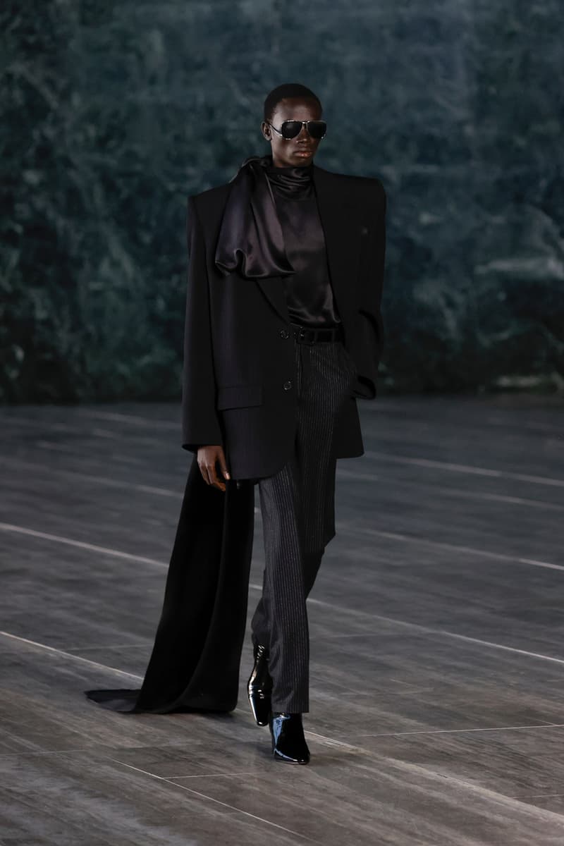 Saint Laurent Spring/Summer 2024 Menswear Runway Show Berlin Neue Nationalgalerie Ludwig Mies van der Rohe Review Looks Report 