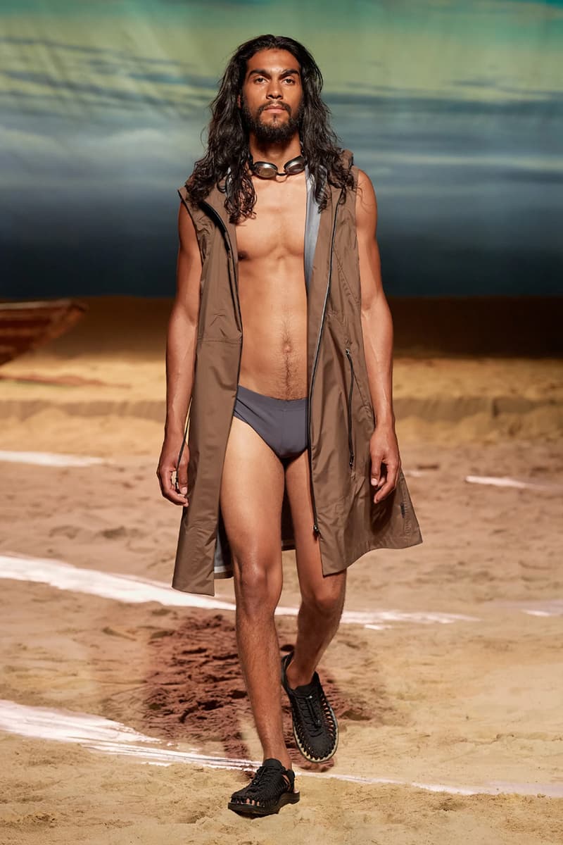 Saul Nash Spring Summer 2024 Runway menswear London fashion week beach swim swimwear