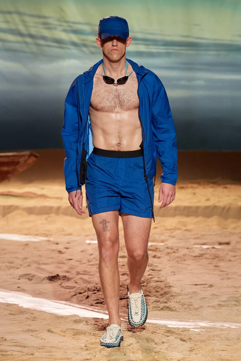 Saul Nash Spring Summer 2024 Runway menswear London fashion week beach swim swimwear