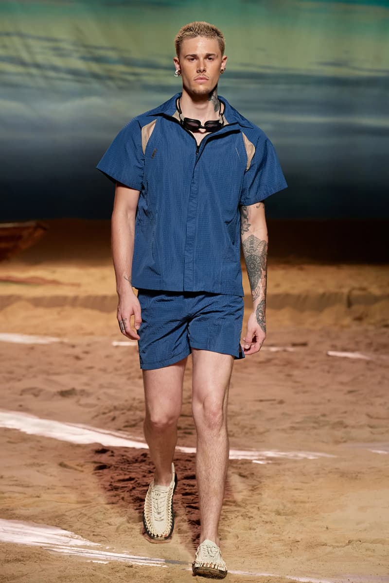 Saul Nash Spring Summer 2024 Runway menswear London fashion week beach swim swimwear