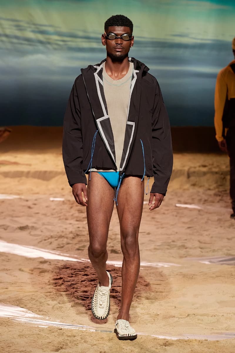 Saul Nash Spring Summer 2024 Runway menswear London fashion week beach swim swimwear