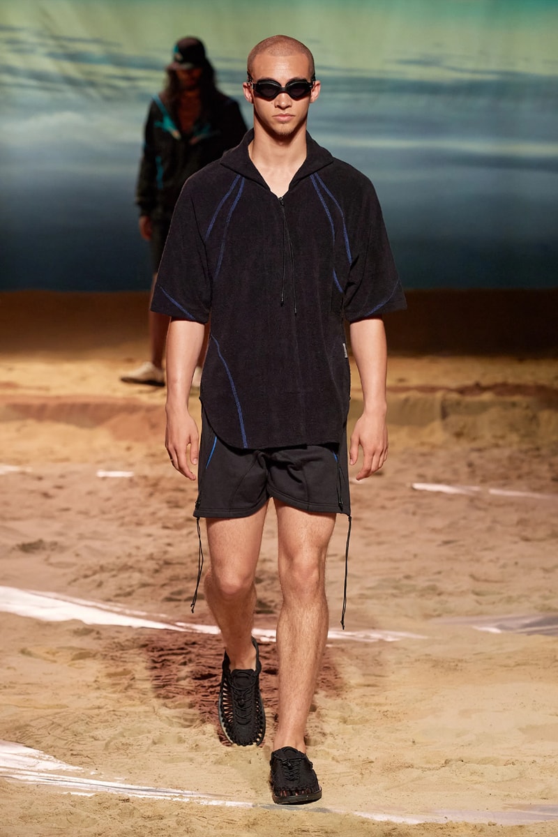 Saul Nash Spring Summer 2024 Runway menswear London fashion week beach swim swimwear