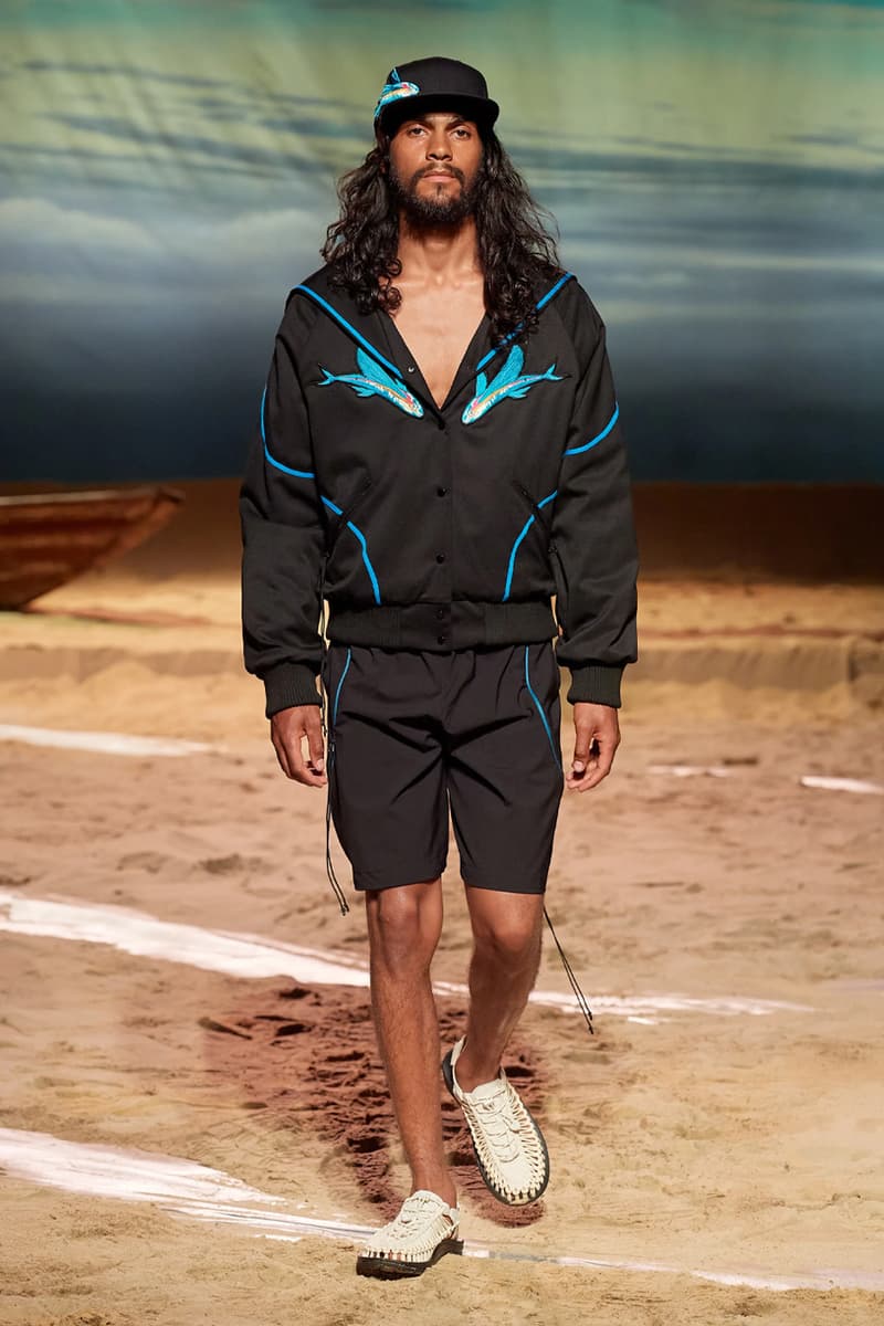 Saul Nash Spring Summer 2024 Runway menswear London fashion week beach swim swimwear