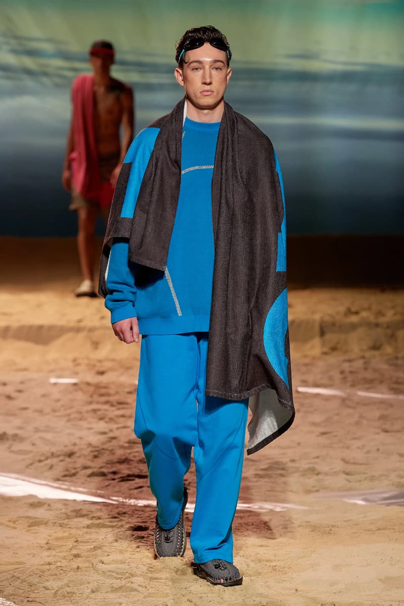 Saul Nash Spring Summer 2024 Runway menswear London fashion week beach swim swimwear