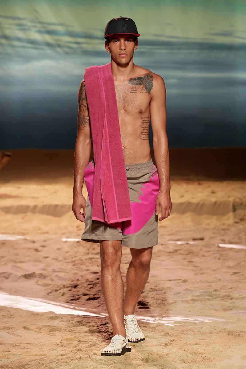 Saul Nash Spring Summer 2024 Runway menswear London fashion week beach swim swimwear