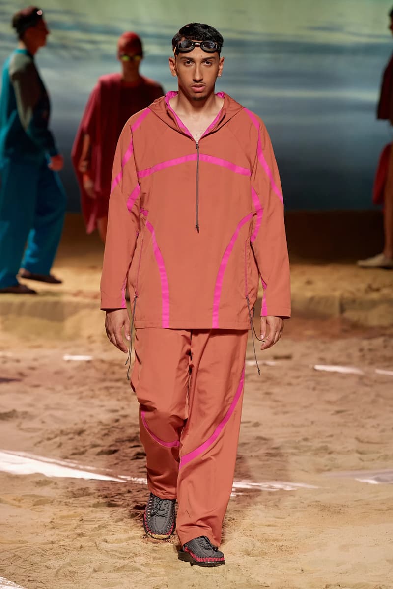 Saul Nash Spring Summer 2024 Runway menswear London fashion week beach swim swimwear