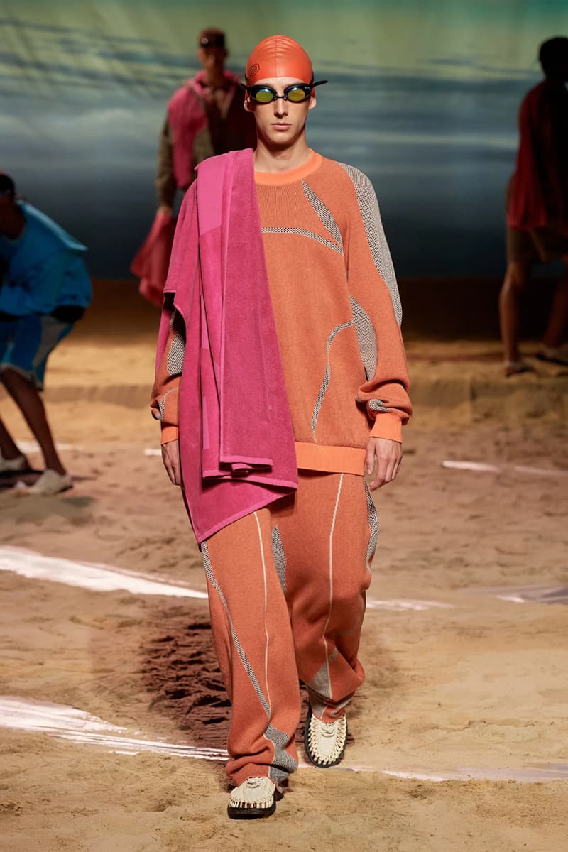 Saul Nash Spring Summer 2024 Runway menswear London fashion week beach swim swimwear