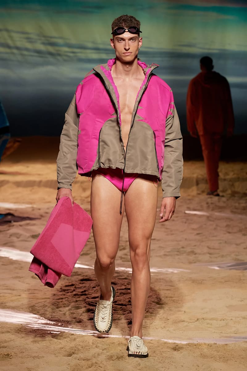 Saul Nash Spring Summer 2024 Runway menswear London fashion week beach swim swimwear