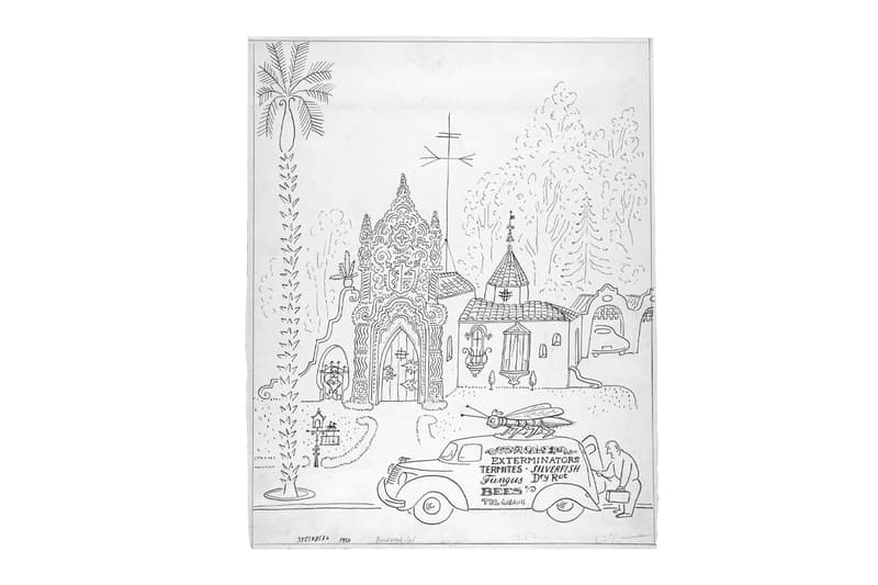 Saul Steinberg Eames Institute Online Exhibit 8 Charles and Ray Eames Case Study House Info