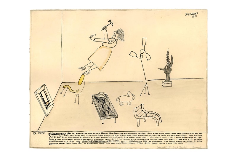 Saul Steinberg Eames Institute Online Exhibit 8 Charles and Ray Eames Case Study House Info
