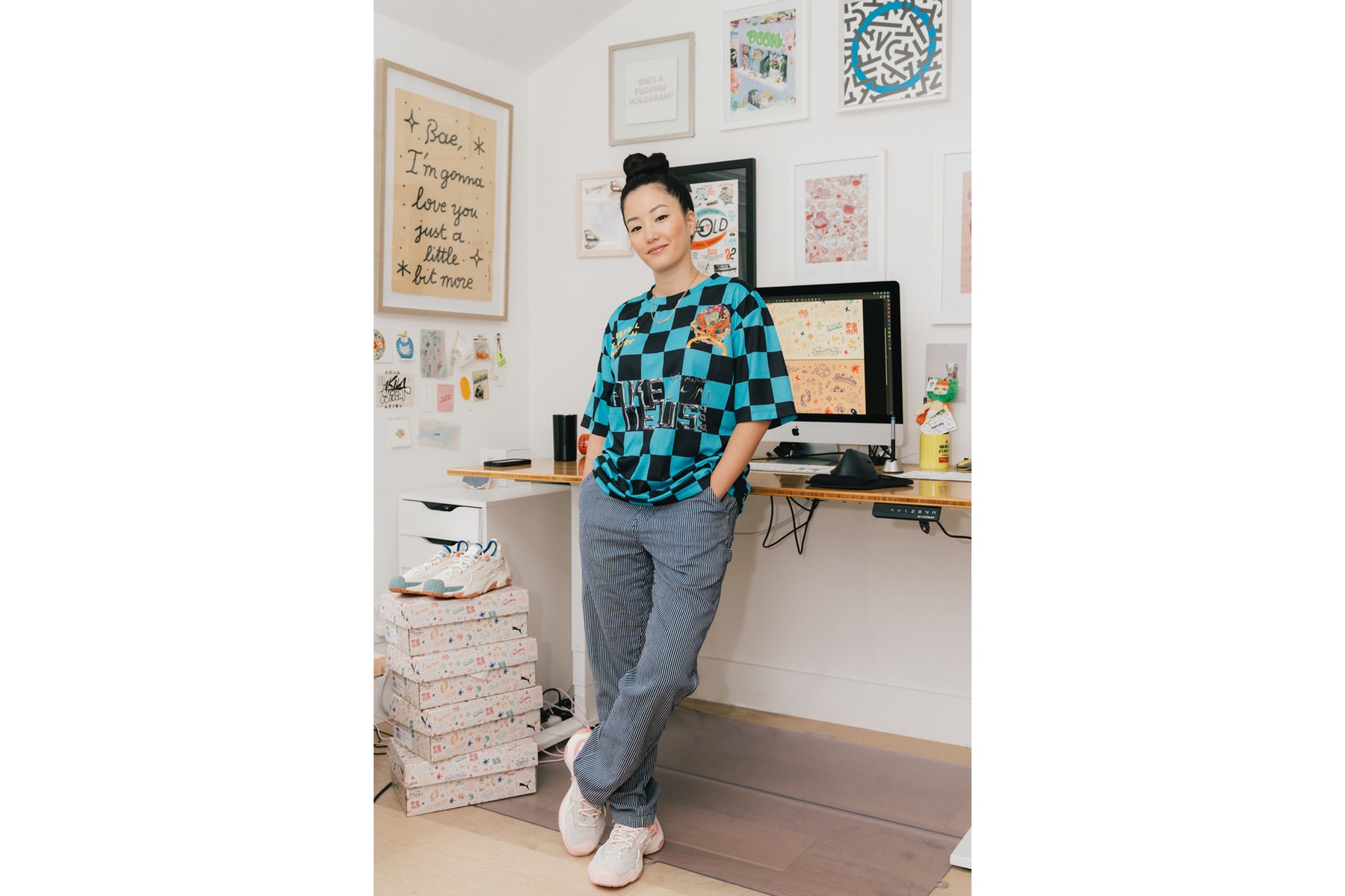 Hypeart visits sophia chang puma sneaker design illustration art