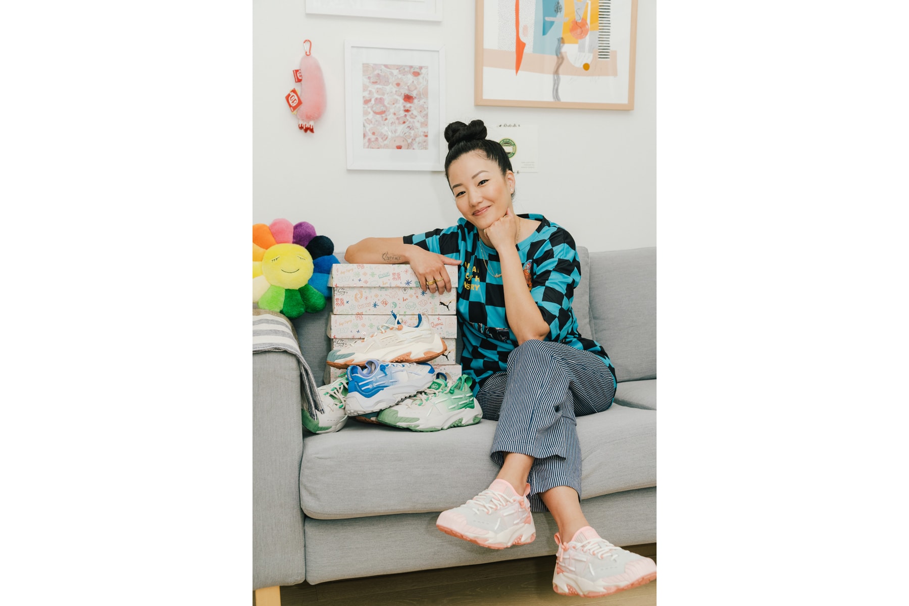 Hypeart visits sophia chang puma sneaker design illustration art